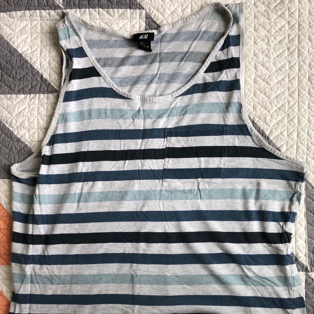 H&M light cotton tank top